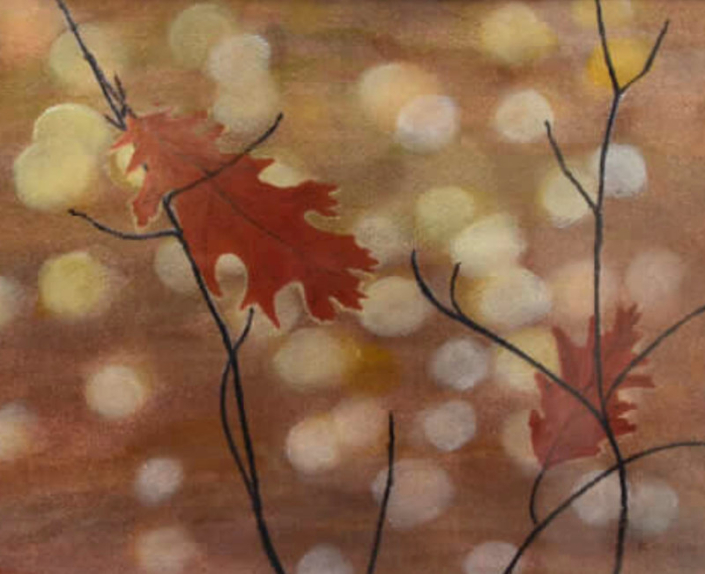 Eingefangen, Gouache, 40x48 ohne Rahmen