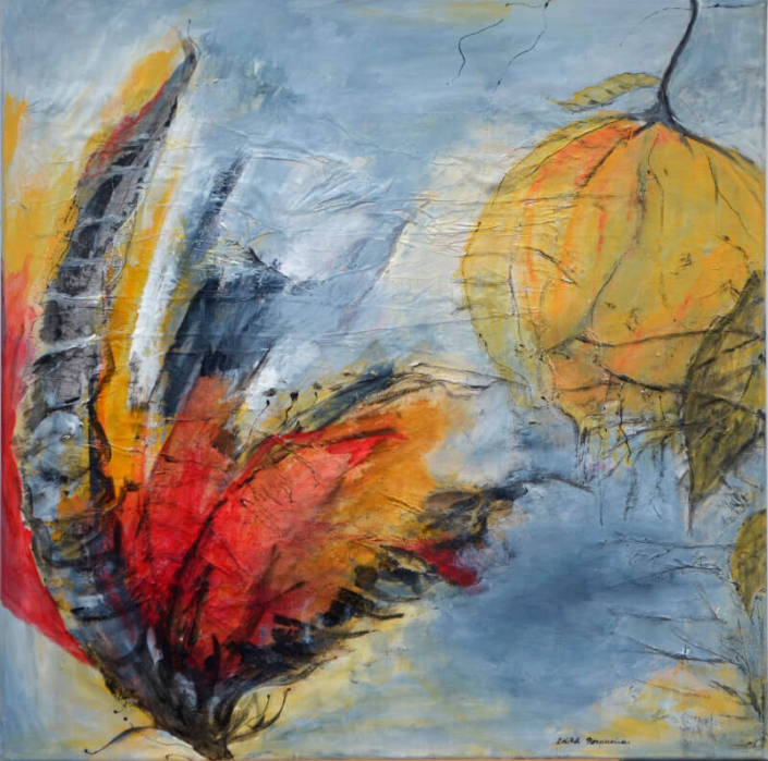 Flora oder Fauna, Mischtechnik, 70x70cm