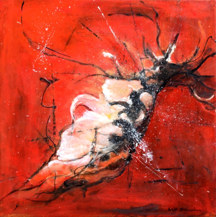 Metamorphose, Mischtechnik, 40x40cm