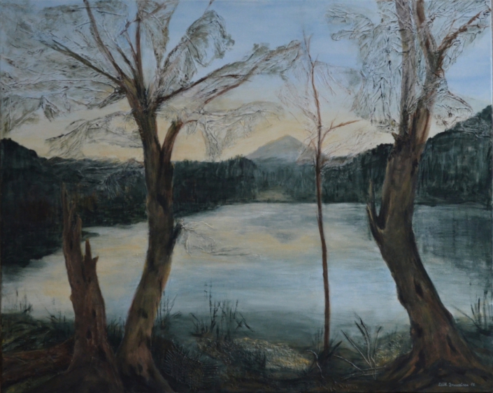 Pfaelzerwoog, Mischtechnik, 80x100cm - VERKAUFT