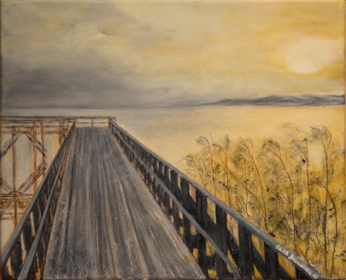 Stille, Mischtechnik, 40x60cm