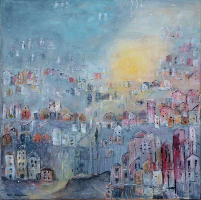 Urban Places 2, Mischtechnik, 60x60cm