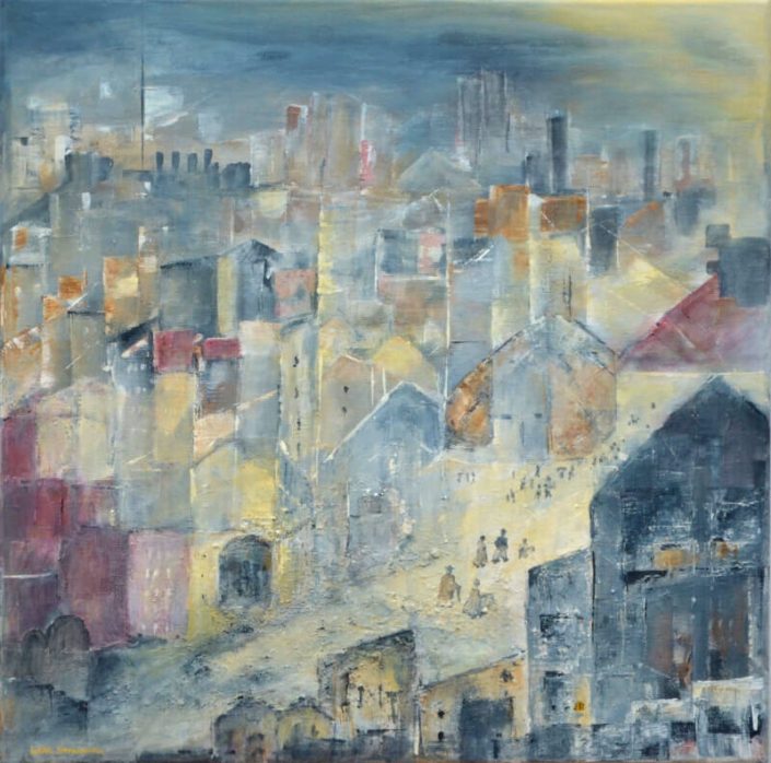 Urban Places 3, Mischtechnik, 50x40cm